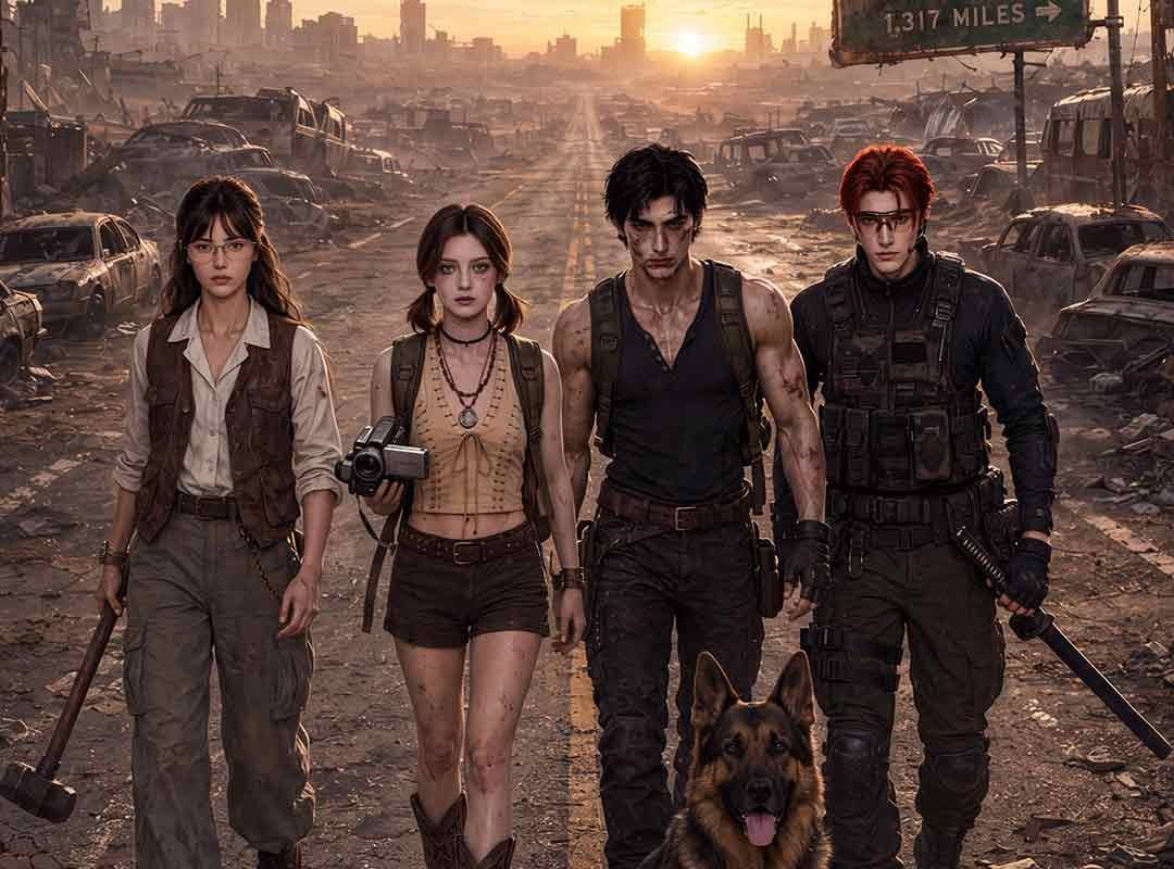 a zombie girls journey home 1788185733737
